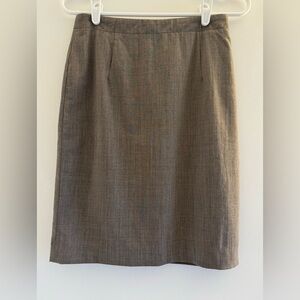 Banana Republic Taupe/Gray Wool Skirt